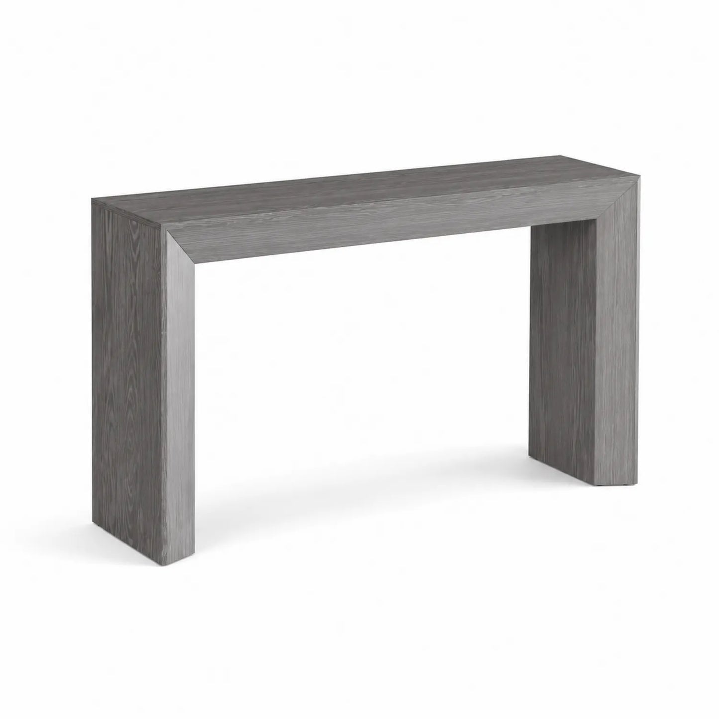 Consola de Madera Gris 120x40x75 cm