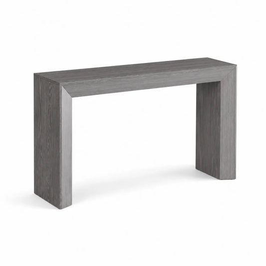 Consola de Madera Gris 120x40x75 cm