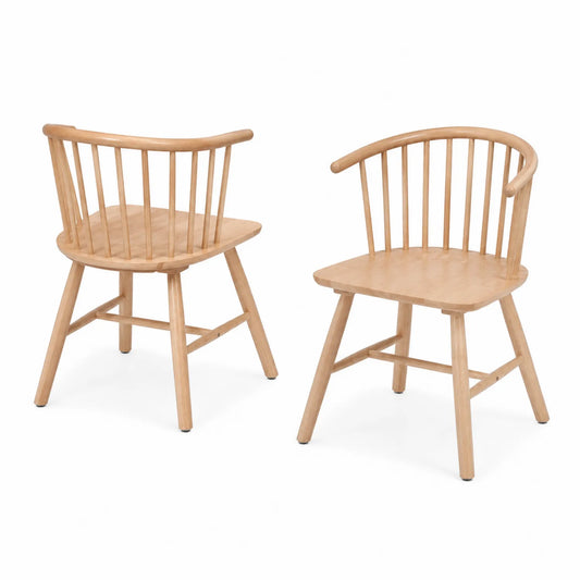 Juego de 2 sillas de madera de haya